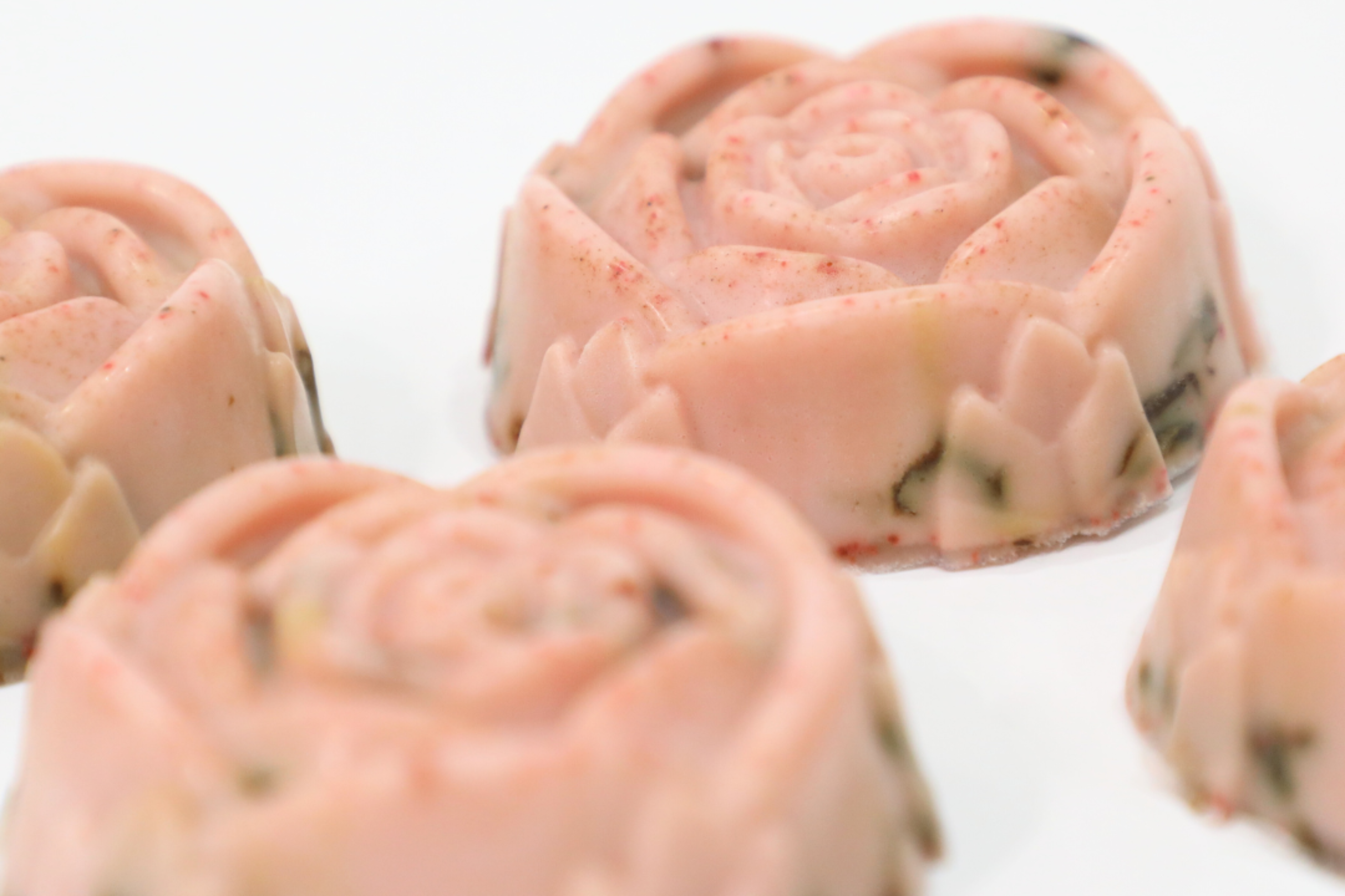 Rose Goat Milk Soap (Pack of 4)